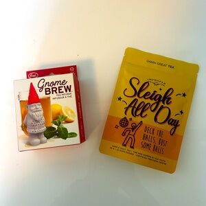 Gnome Brew Tea Infuser and Sleigh All Day Tea Set